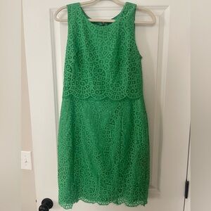 Green eyelet Antonio Melani sundress